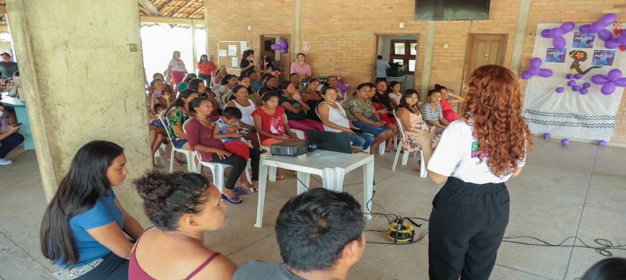 ‘MARÇO LILÁS’ <br/> Chame auxilia indígenas internadas na Casai a detectarem comportamentos agressivos no ambiente doméstico