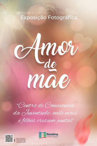 Banner 80x120cm Exposição Amor de Mãe